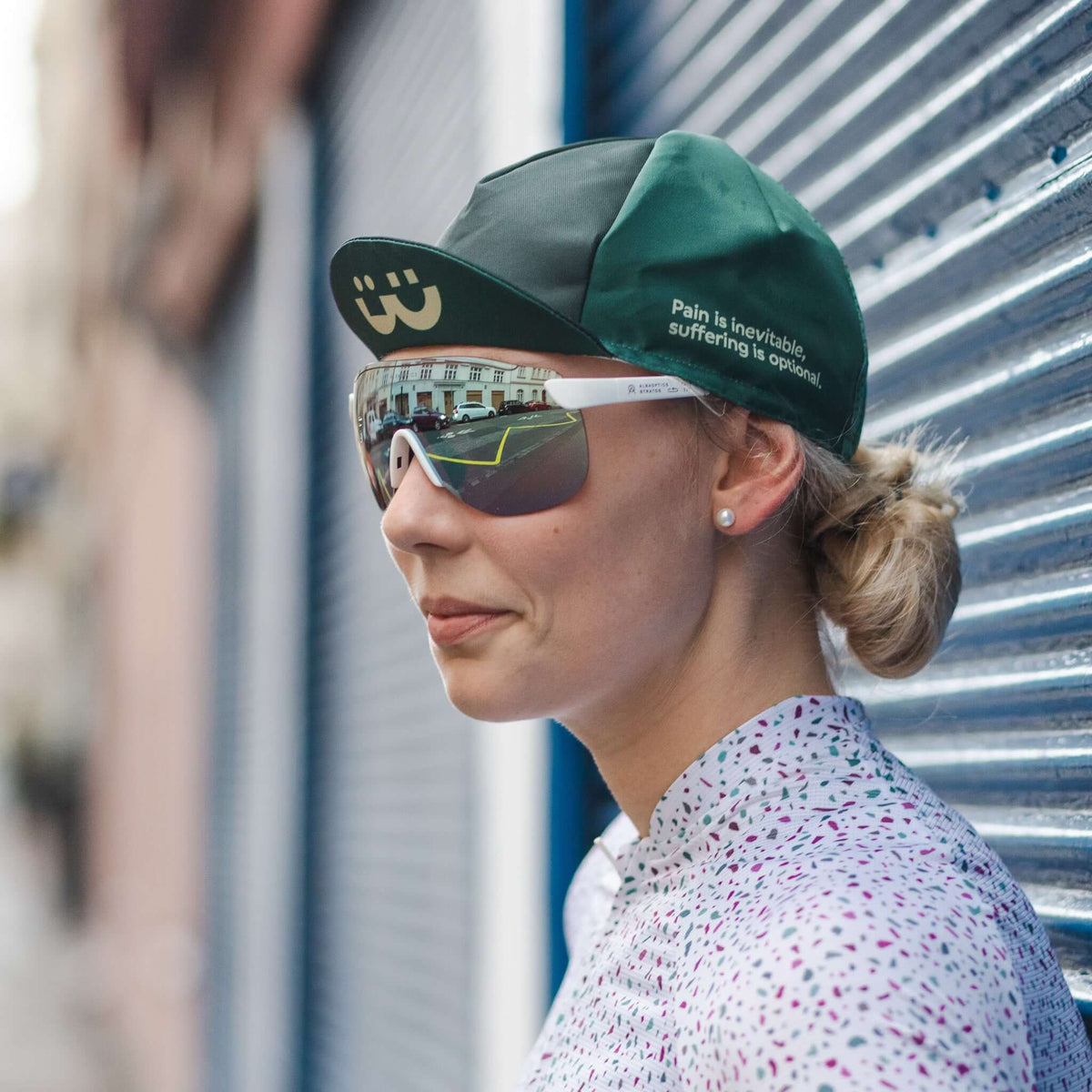 Cycling cap  Suffering Is Optional