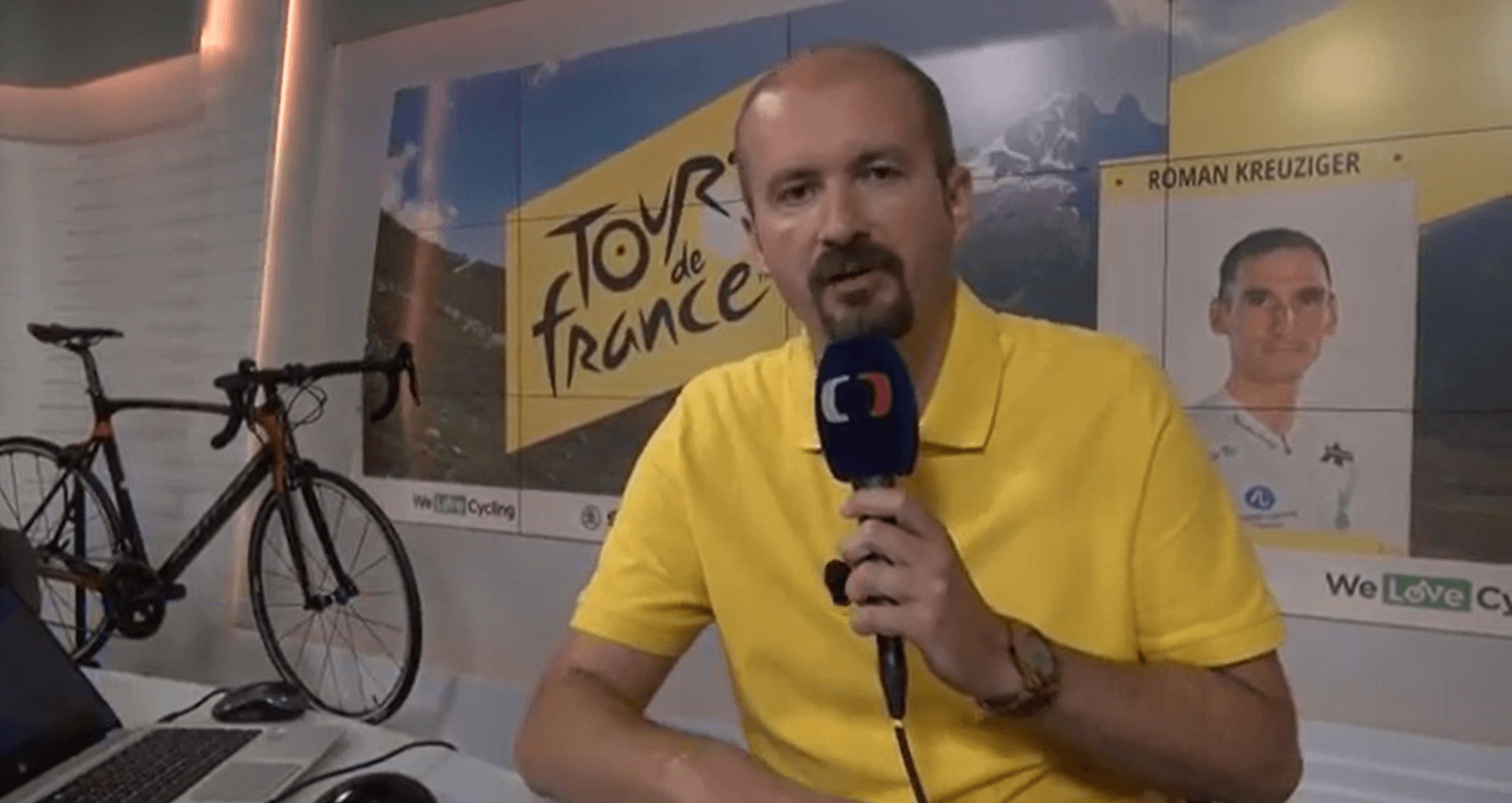 Tomáš Jílek: on commenting on the Tour de France